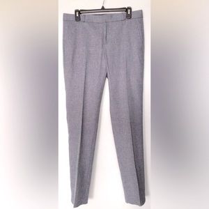 BANANA REPUBLIC Evan Wool Blend Light Lavender Purple Herrinbone Pants - US 6